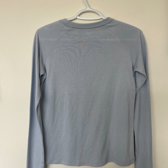 Free Fly Apparel: Women's Bamboo Lightweight Long Sleeve II in Light Blue XS - Picture 6 of 6